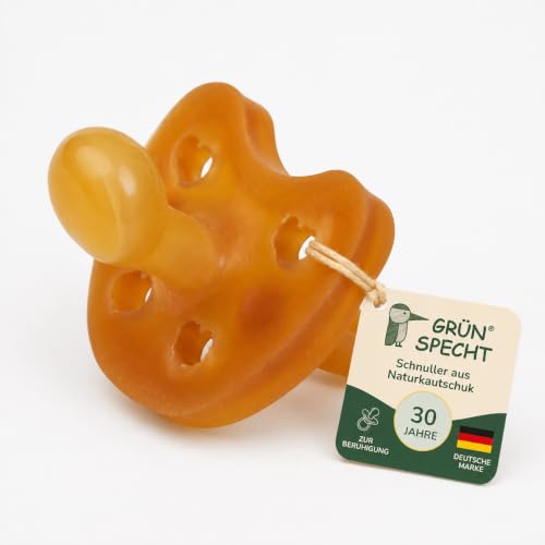 GRÜNSPECHT Naturgummi-Schnuller 0-6m