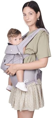 EBRAINIT ergonomische Babytrage mit Netz ab 4 Monate bis 20kg