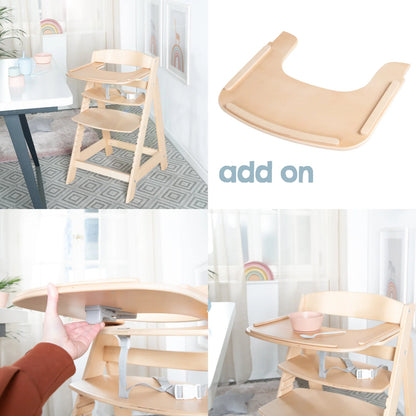 roba Sit Up Flex natural high chair tray