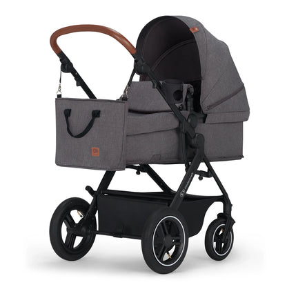 KINDERKRAFT B-TOUR 3-in-1 Multifunktionskinderwagen bis 22kg + Babyschale MINK PRO