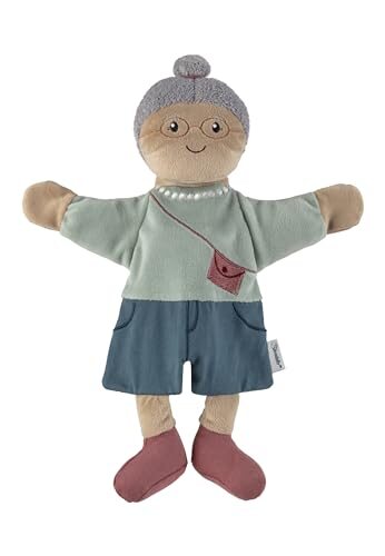 Sterntaler Oma Handpuppe Großmutter mit Brille und Halskette