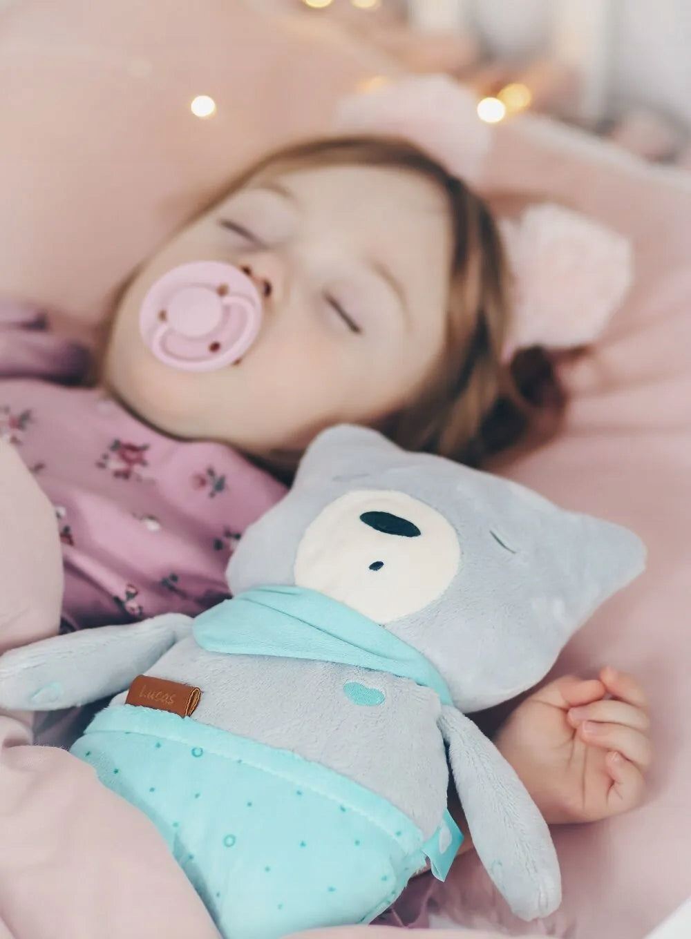 MyHummy szumiś przytulanka czujnik płaczu MIŚ LUCAS 24 cm