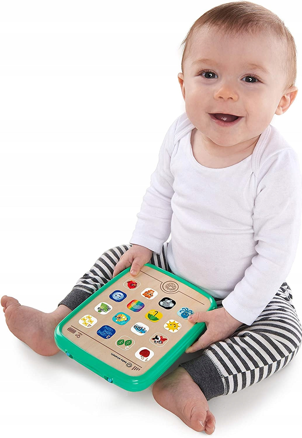 HAPE BABY EINSTEIN tablet 150 melodii, dźwięków i słów w 3 językach, edukacyjny tablet dla niemowląt