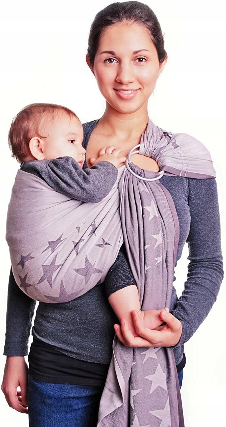 HOPEDIZ ring sling for carrying a baby