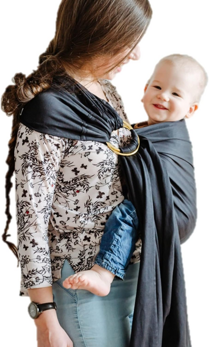SHABANY Ring Sling Babytrage BIO-BAUMWOLLE