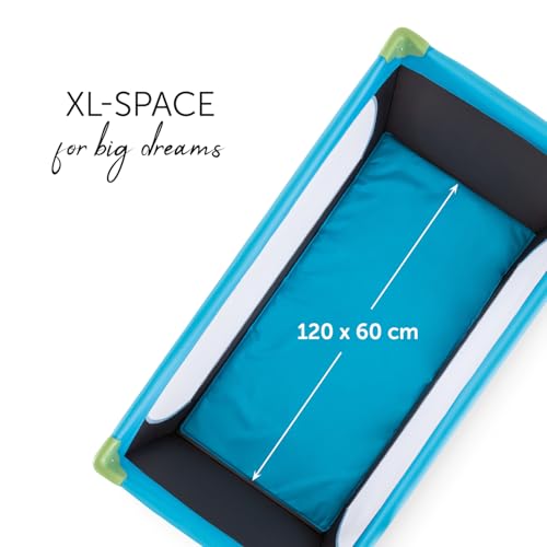 Hauck Dream N Play Reisebett Waterblue 120 x 60 cm