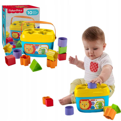FISHER-PRICE sorter Pierwsze klocki 10klocków 6m+