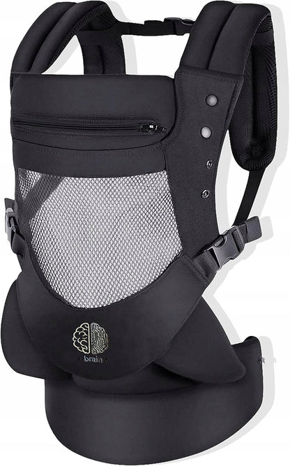 EBRAINIT ergonomische Babytrage mit Mesh ab 4 Monate bis 18 kg