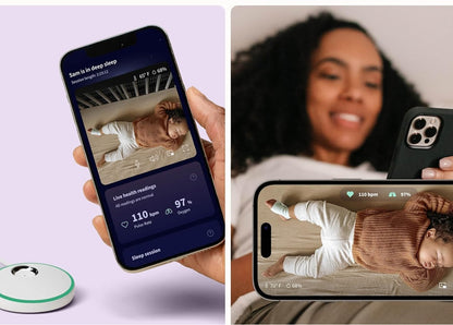 OWLET Video-Babyphone Cam 2 + Dream Sock-Socken zur Messung der Vitalfunktionen