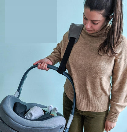 ZAMBOO Schultergurt zum Tragen von Autoschalen 72-143 cm