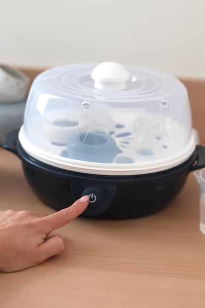 BEABA Steril'Express 2in1 DAMPFSTERILISATOR + Zange und Messbecher