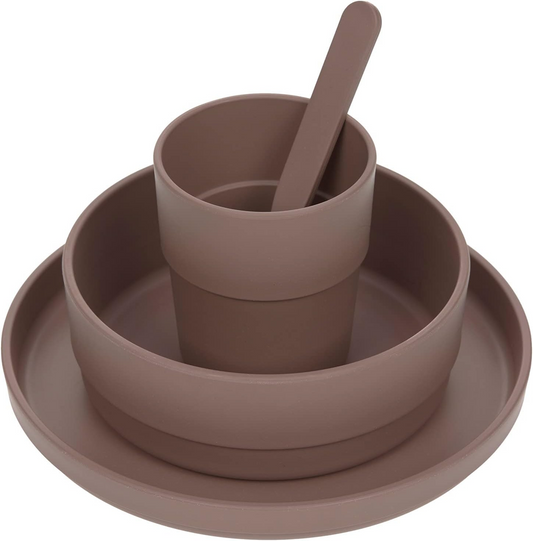 LASSIG melaminfreies Geschirrset Choco – Produktfoto 2