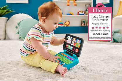 FISHER-PRICE laptop interaktywny J.NIEMIECKI 6m+