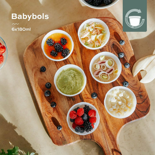 BABYMOOV Babybols Behälter 6 x 180 ml aus EKO-Biomaterial – Produktbild 2