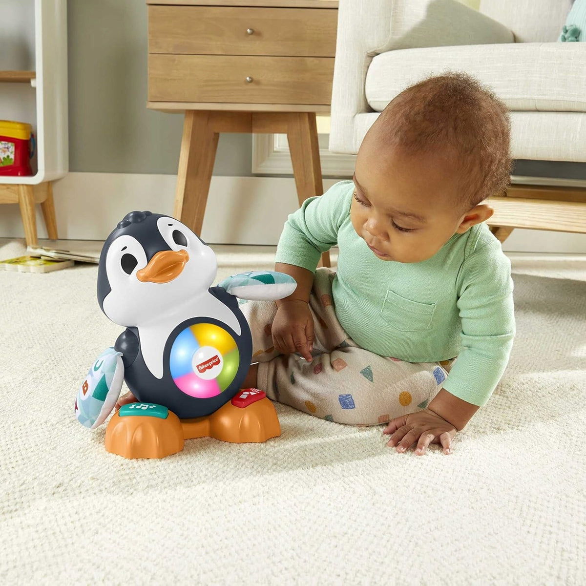 FISHER-PRICE HCJ59 interaktiver PINGUIN deutsche Sprache