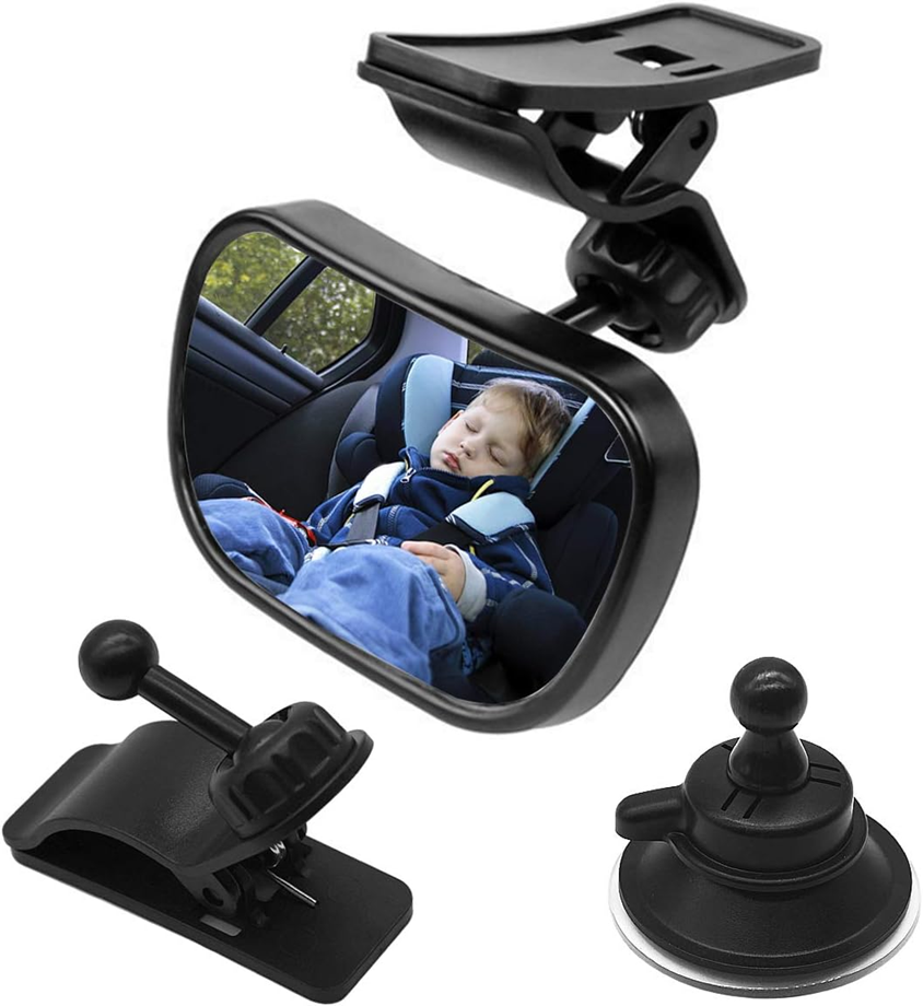 NATUCE Auto-Rücksitzspiegel zur Beobachtung von Babys, 5,5 x 8,8 cm