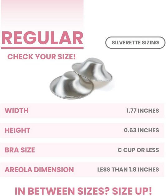 SILVERETTE silver nipple shields