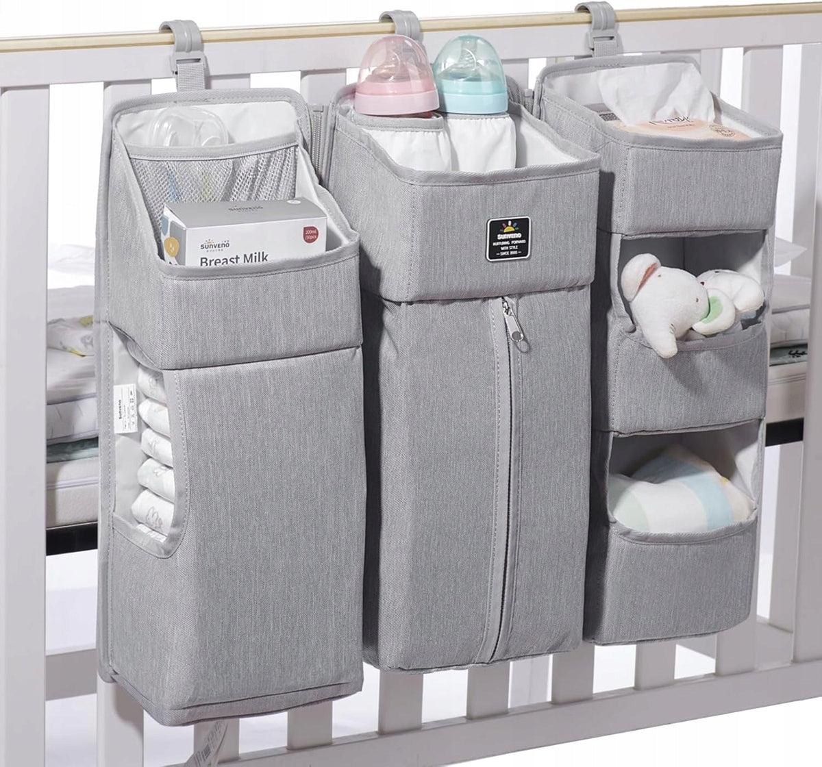 SUNVENO faltbarer Bett-Organizer