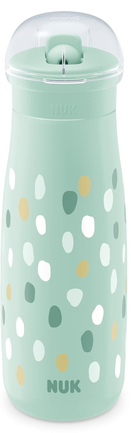 NUK Mini-Me Flip biberon cu pai și muștiuc pliabil 450 ml 12 m+
