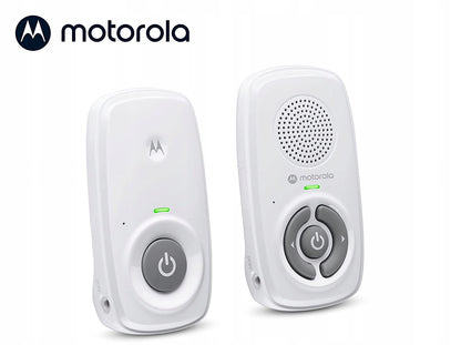 MOTOROLA MBP21 cyfrowa niania elektroniczna DECT, biała, zestaw audio z jednostką rodzica i dziecka