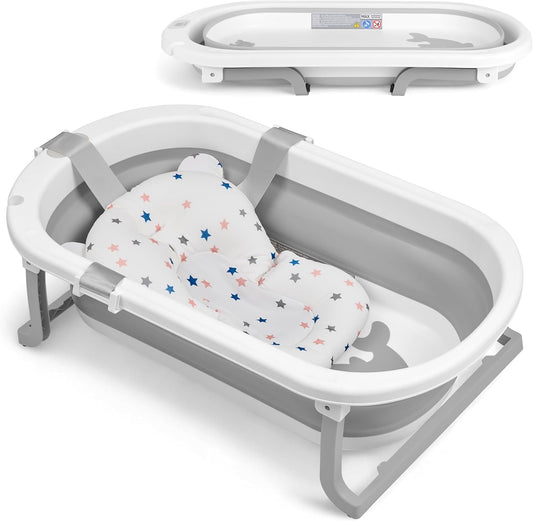 KikkaBoo Willy faltbare Badewanne mit Thermometer, 0–36 Monate.