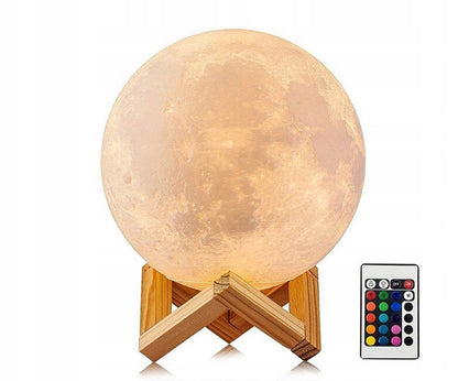 COMOKIN Mond-Nachtlicht mit 16 Farben + Fernbedienung