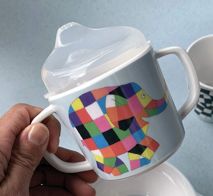 PETIT JOUR PARIS Schnabeltasse 150 ml 6 m+ ELMER DER ELEFANT