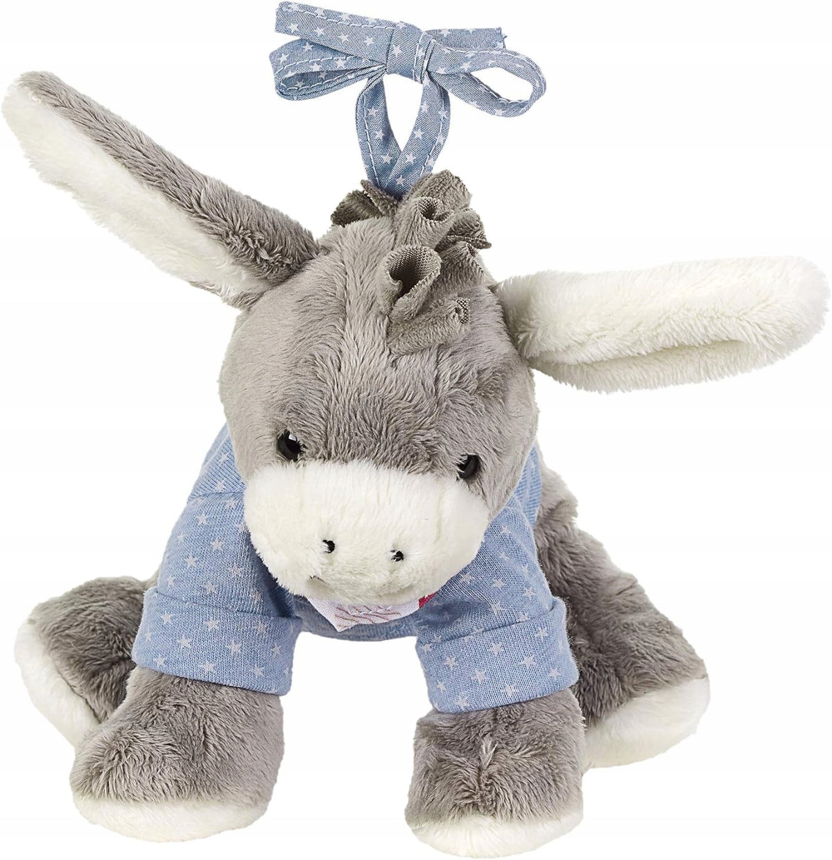 STERNTALER Osiołek Emmi Chilling Box PRZYTULANKA z głośnikiem BLUETOOTH, niebiesko-szary osiołek 20 cm