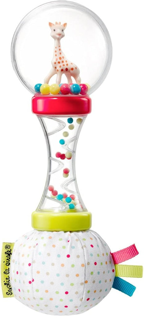 SOPHIE LA GIRAFE csörgő marakas zörgő papírral, 17 cm