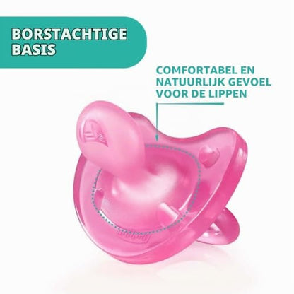 Chicco Physioforma Soft Silikonschnuller rosa 0-6m