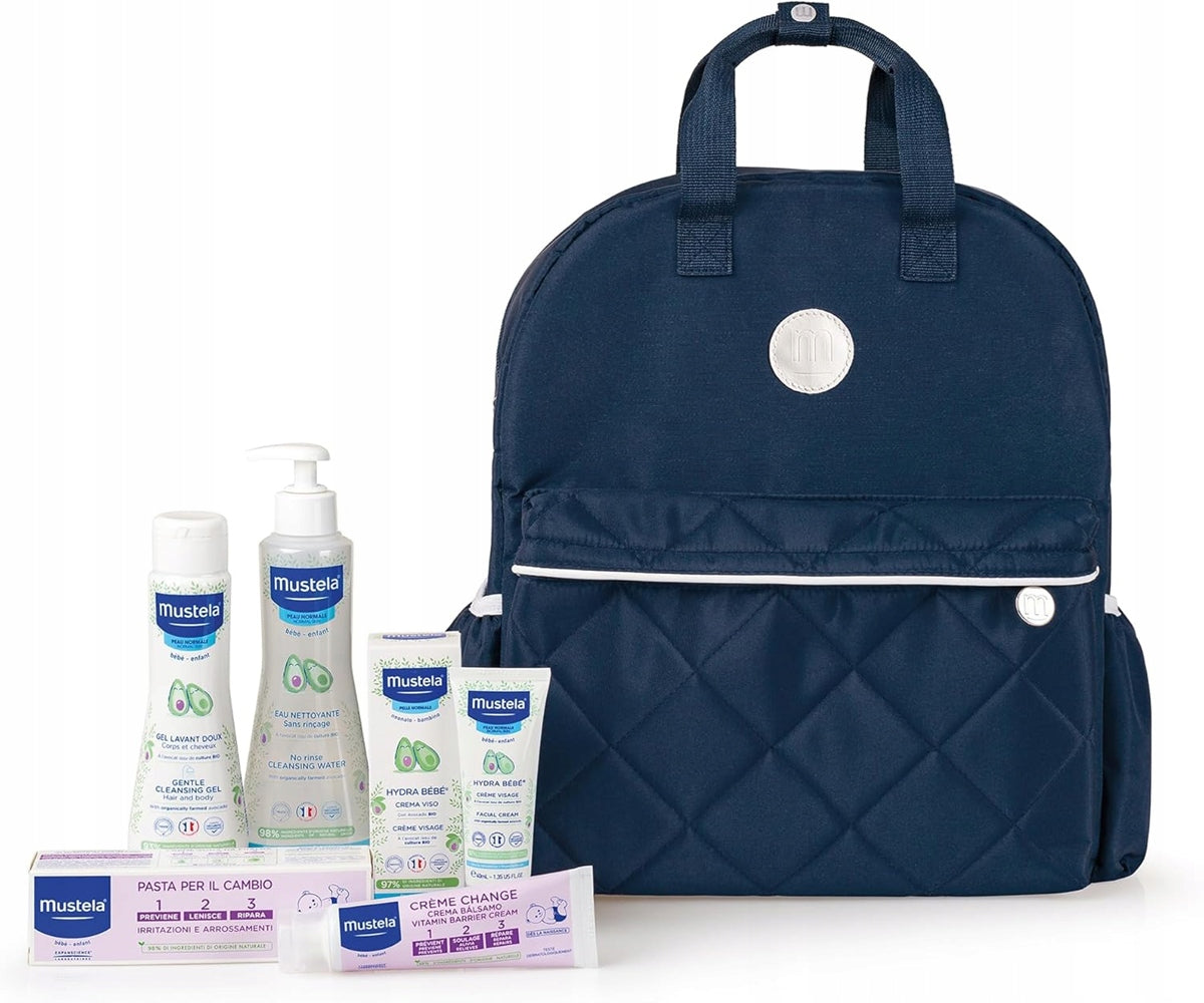 MUSTELA Tasche / Rucksack + Kosmetika