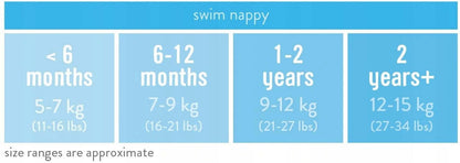 BAMBINO MIO pielucha do pływania rozgwiazda 6-12ms, pielucha swim nappy dla 6-12 miesięcy