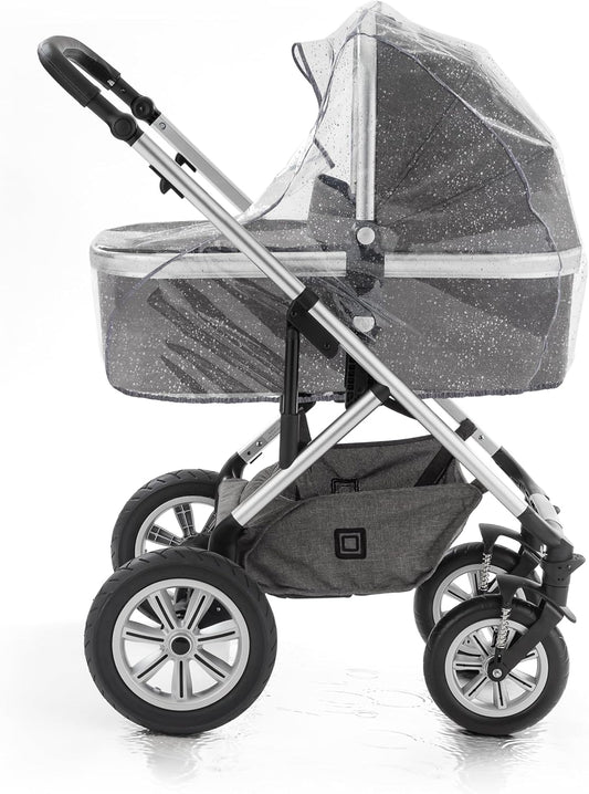 ZAMBOO Regenschutzfolie für Kinderwagen, Babywanne UNIVERSELL