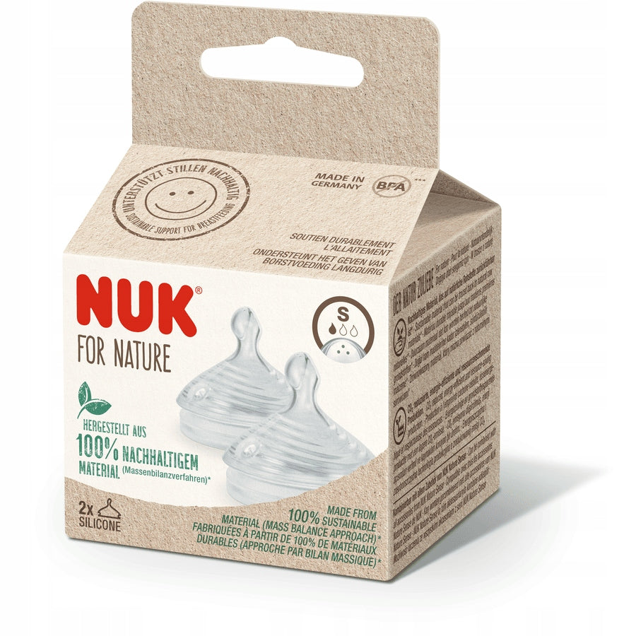 NUK for Nature Flaschensauger x2 S 0-6 Monate