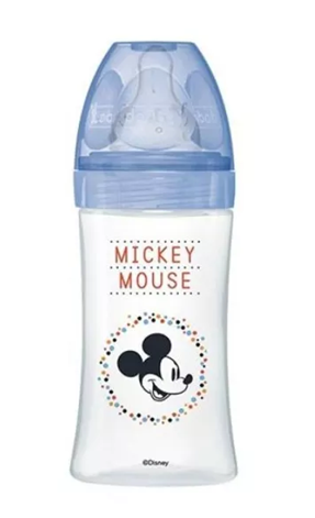 DODIE Flasche 270 ml 0-6 m Sauger 2 mittlerer Durchfluss MICKEY