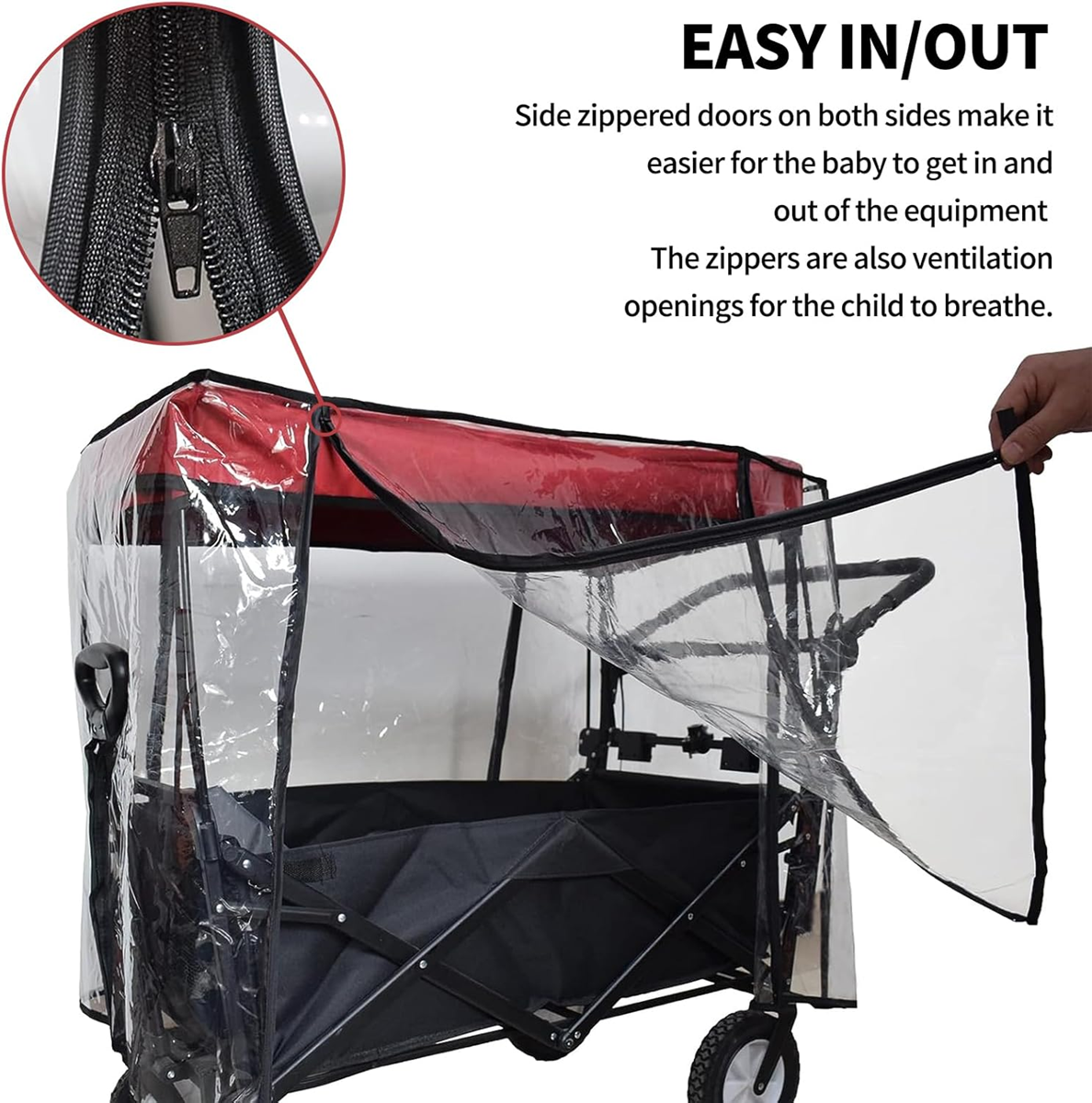 Regenschutzfolie für Kinderwagen UNIVERSELL