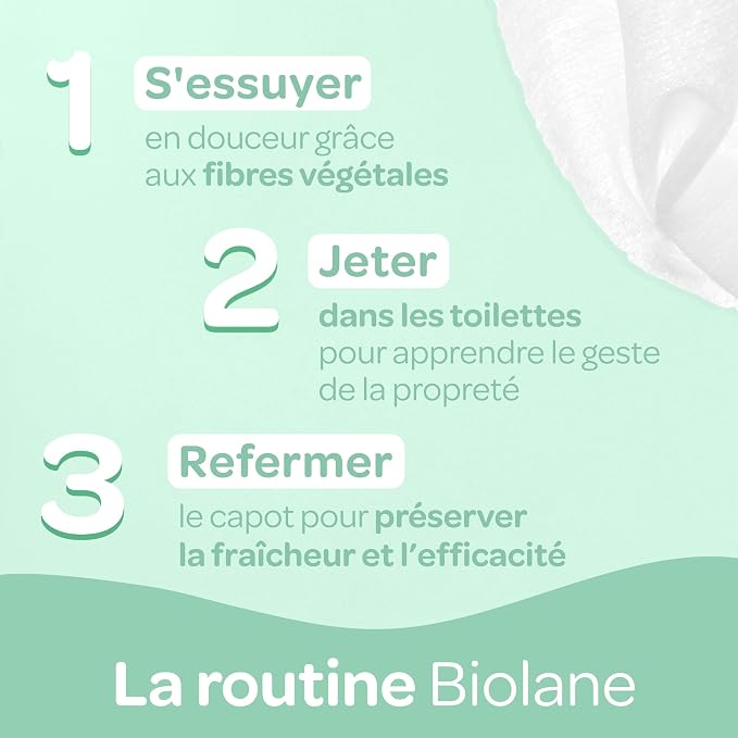 BIOLANE Toilettentücher 5x54 Stück