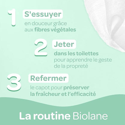 BIOLANE Toilettentücher 5x54 Stück