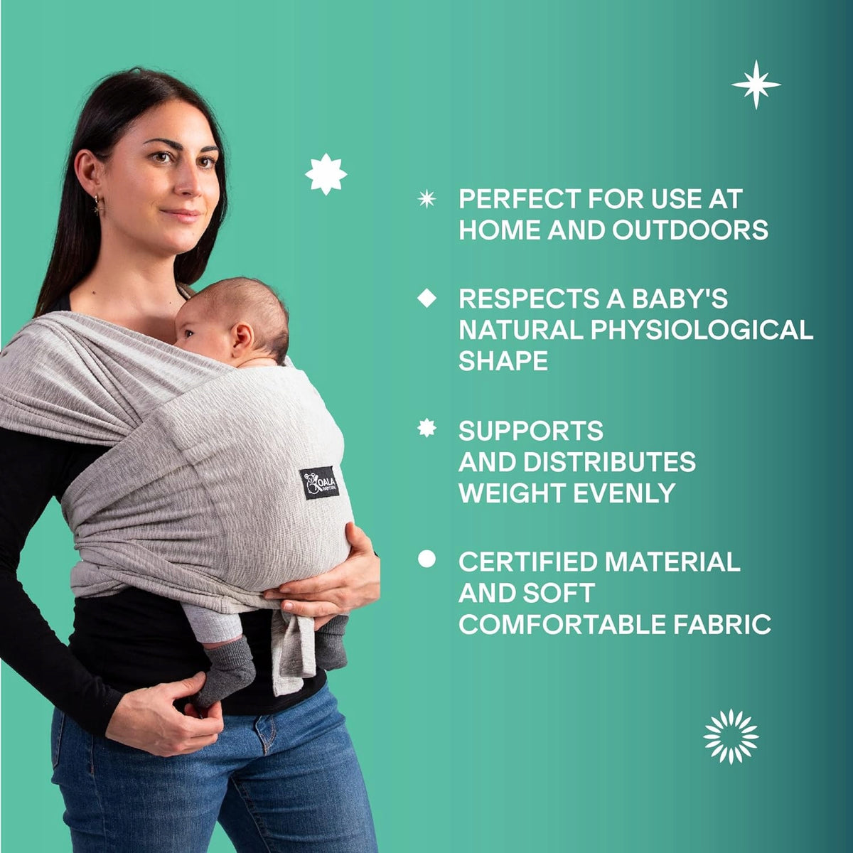 KOALA BABYCARE 2-in-1 Babytragetuch