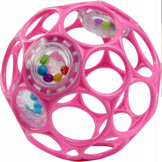 BRIGHT STARTS Oball Rattle Chew, grabber