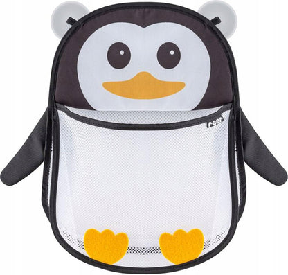 REER MyHappyPingu organizador de malla para el baño con ventosas PINGÜINO