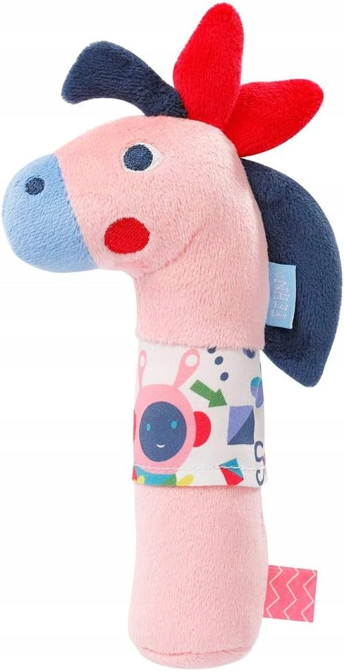 FEHN hračka s pískatkom a hrkálkou, KONÍK, 18 cm