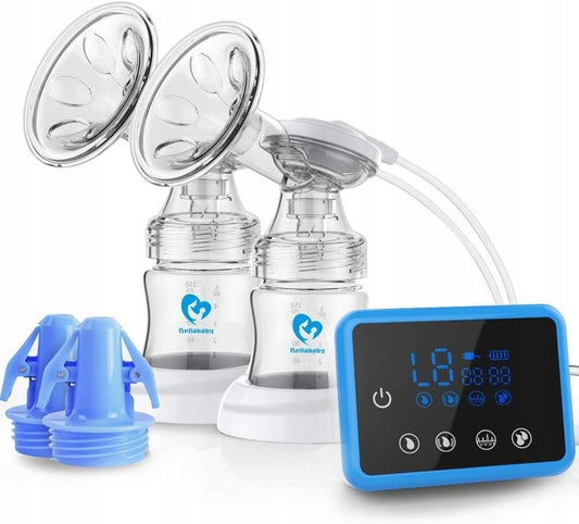 BELLABYelectric double breast pumpBPA freeused condition, DB - nipple and bottle cap missing from set
