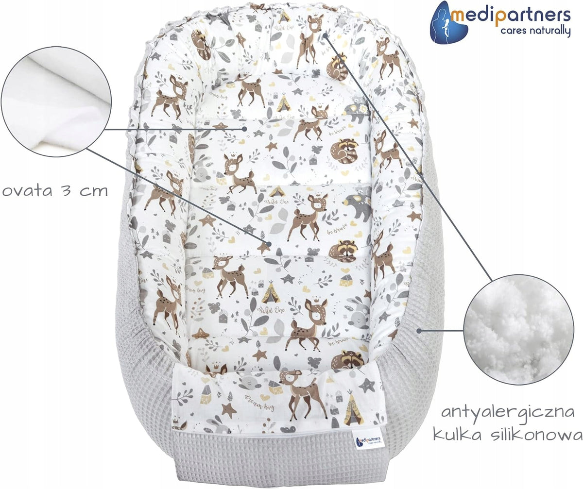 MEDIPARTNERS Babykokon Nestchen 90 x 50