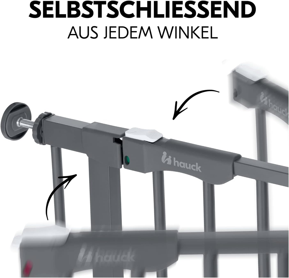 HAUCK Clear Step Treppenschutzgitter, schraubloses Montage, 96-101