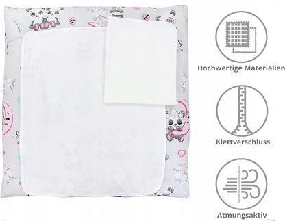 TUPTAM miękki przewijak z pokrowcami x2 75x50 cm
