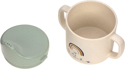 LASSIG Sippy Cup Garden Explorer pohár s náustkom 150 ml 6 m+