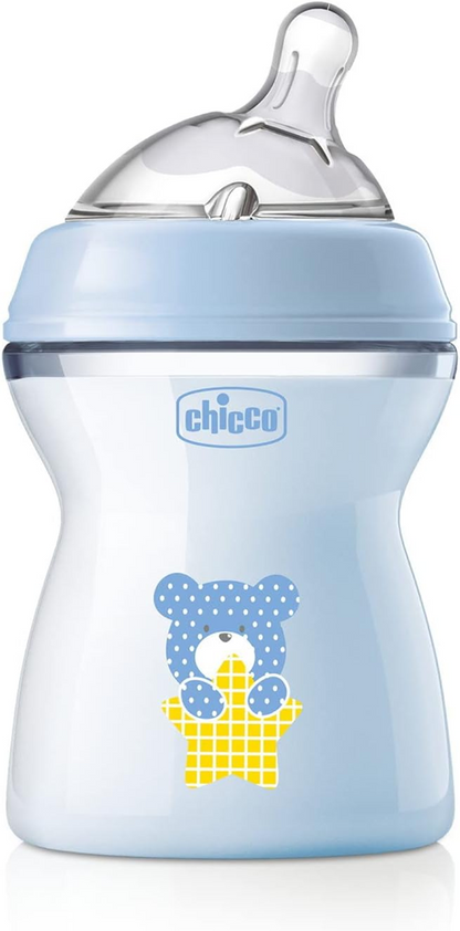 CHICCO NaturalFeeling Flasche 250 ml 3 m+ mittlerer Durchfluss