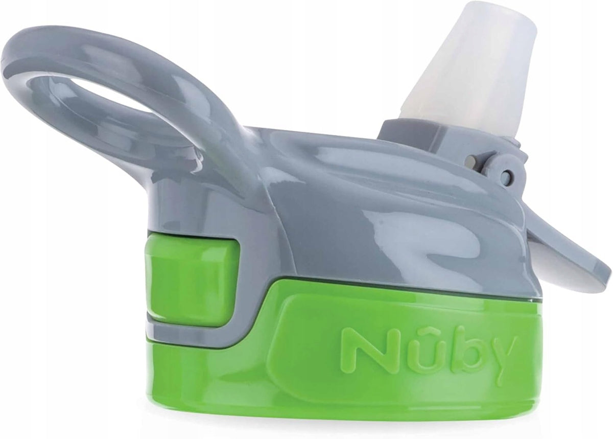 NUBY Flip-it Cup Tritan-Trinklernbecher mit Strohhalm und Mundstück 3 J+ 360 ml