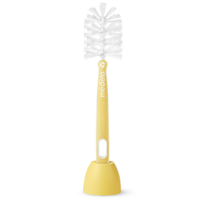 MEDELA 2in1 Bürste zur Reinigung von Saugern und Flaschen 30 cm + Ständer